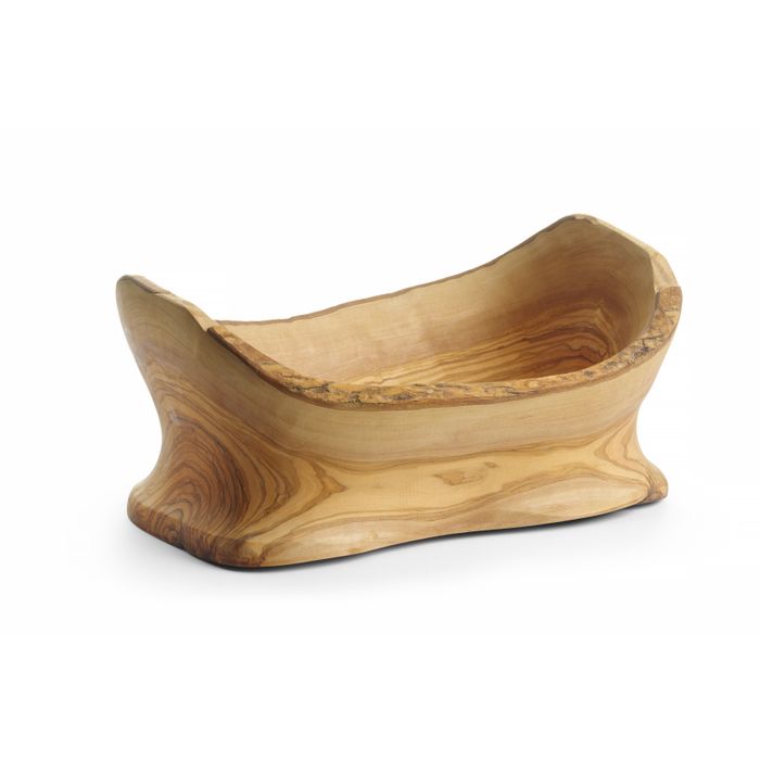 Dekorative Schale aus Olivenholz