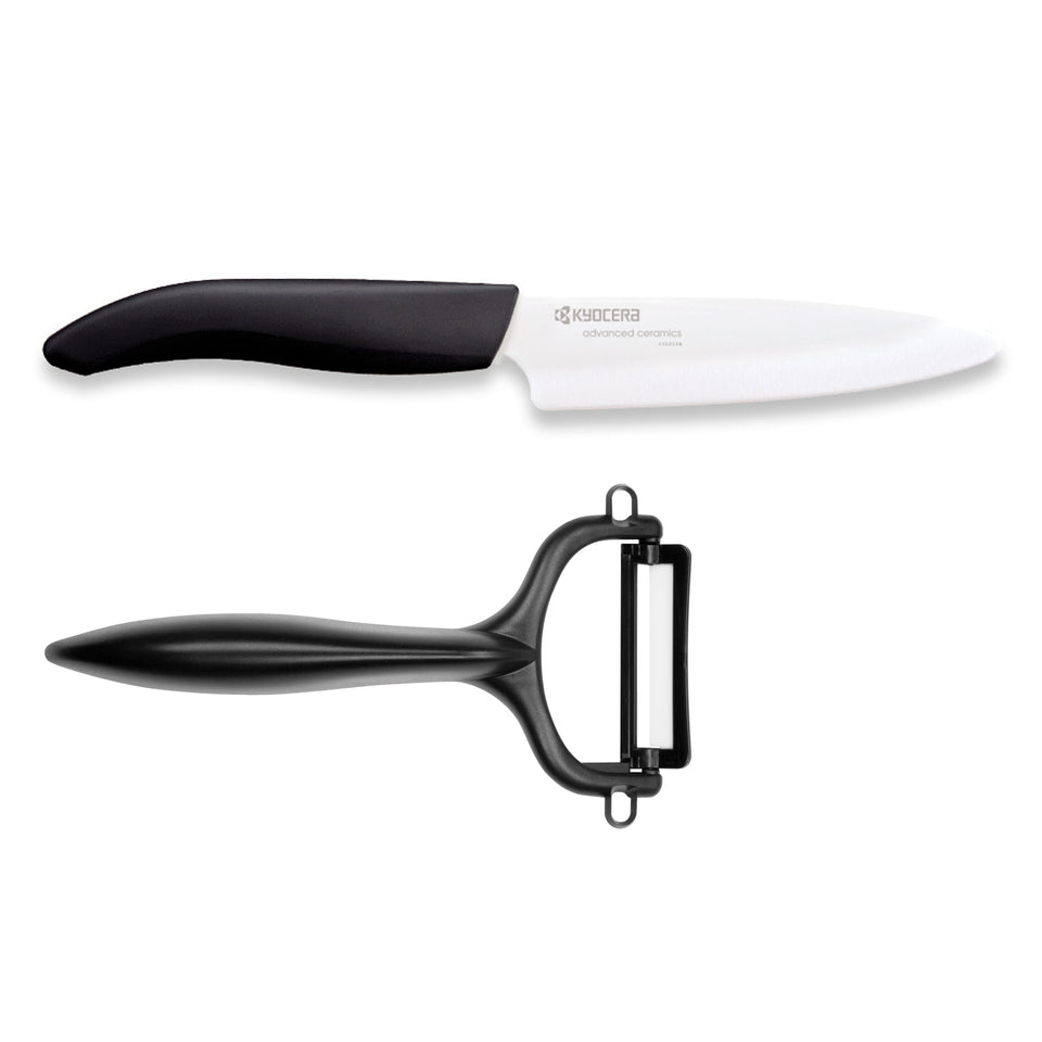 GEN Starter Set: Gemüse-Keramikmesser mit Schäler